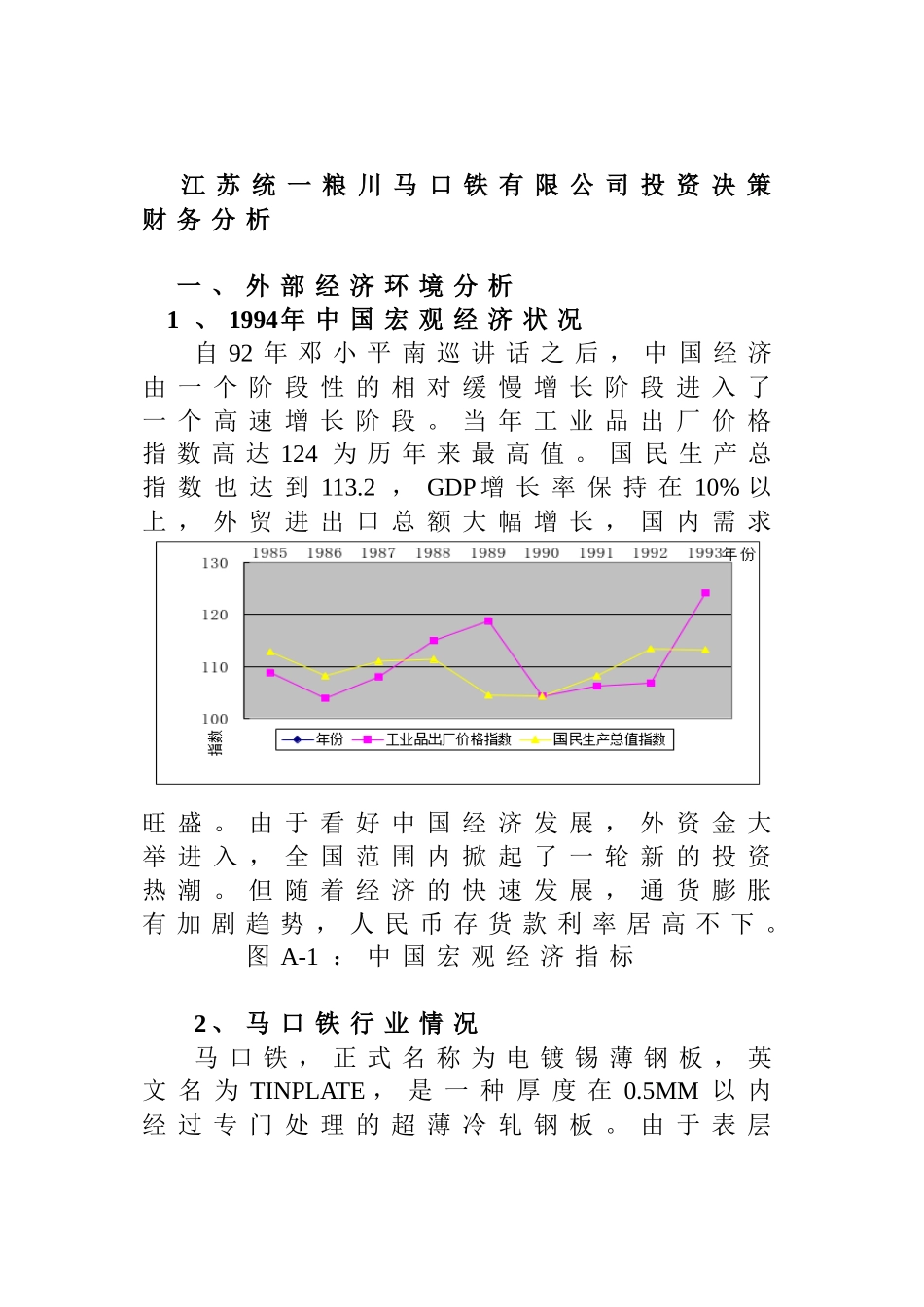某公司投资决策财务分析_第1页
