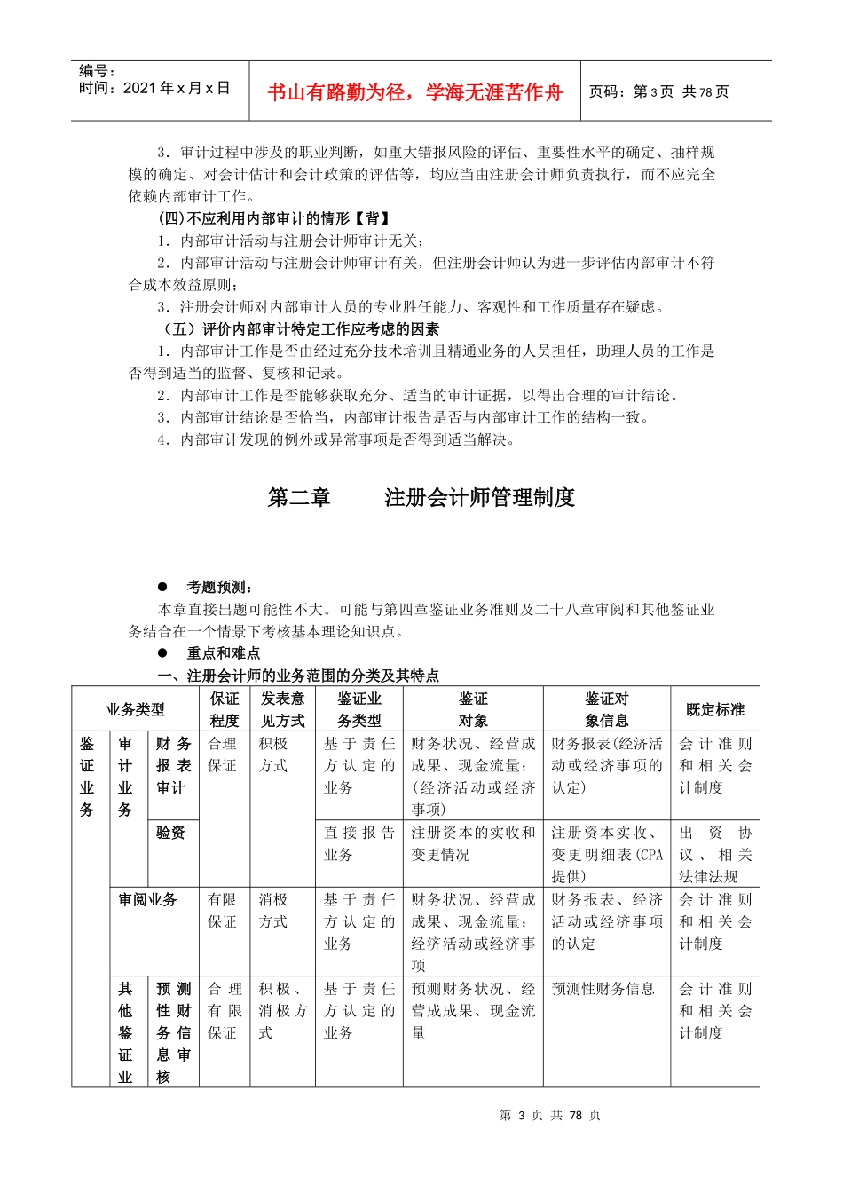 XXXX年CPA审计精华讲义_第3页