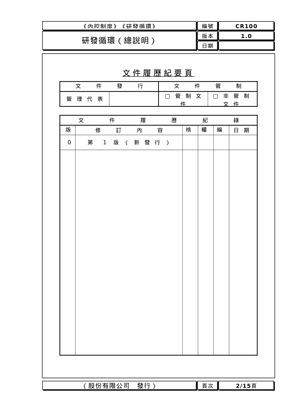 内部控制制度——研发循环_第2页