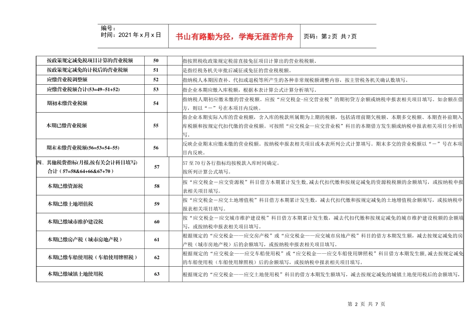 全国重点税源企业税收财务信息表填报说明_第2页