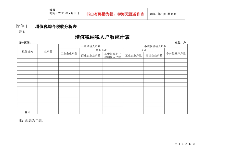 增值税综合税收分析表_第1页