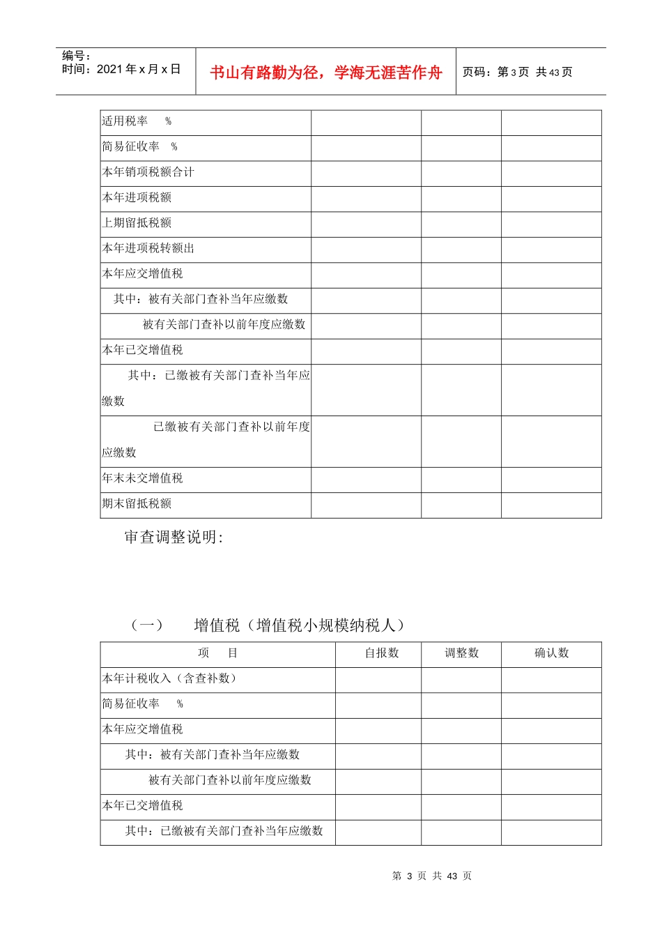 企业所得税汇算清缴查账报告_第3页