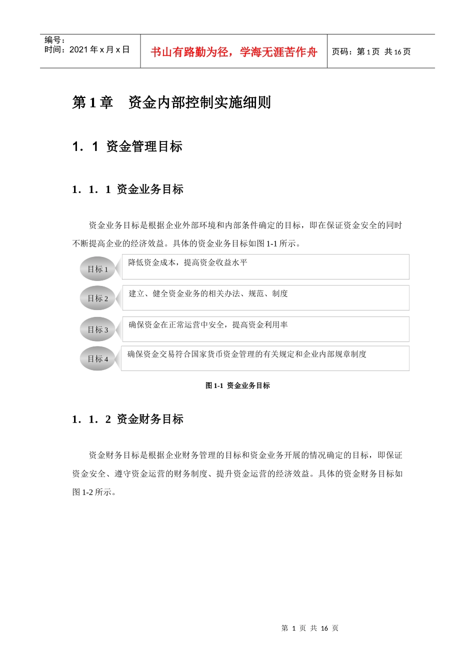 资金内部控制实施细则_第1页