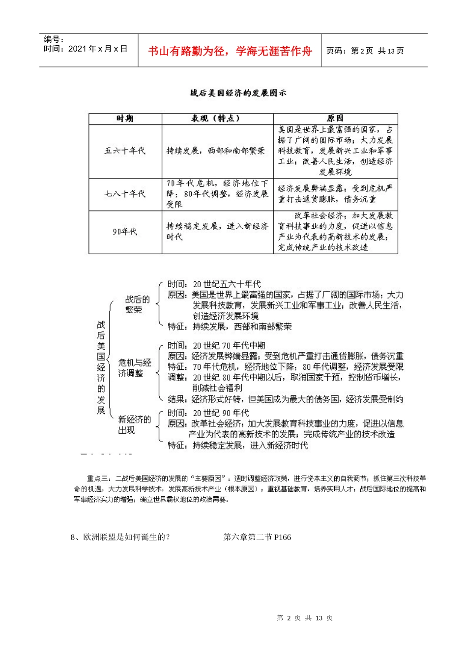 世界经济管理学与财务知识分析答案_第2页