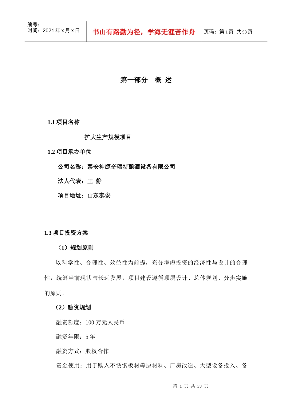 投资分析报告9578517396_第1页