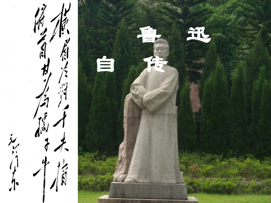 《鲁迅自传》课件_第1页