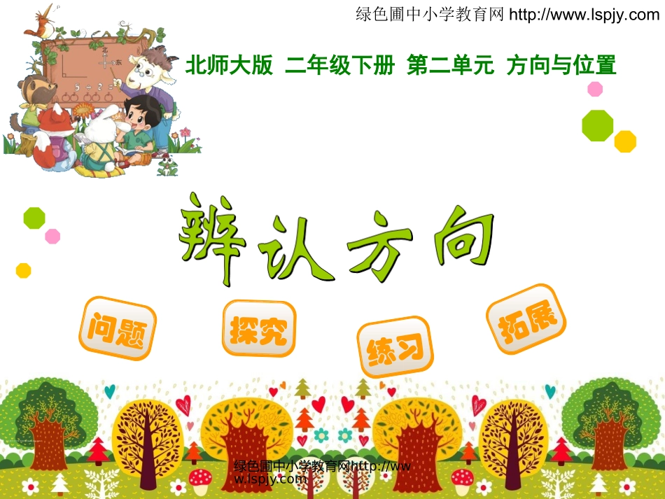 辨认方向课件_第1页