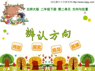 辨认方向课件