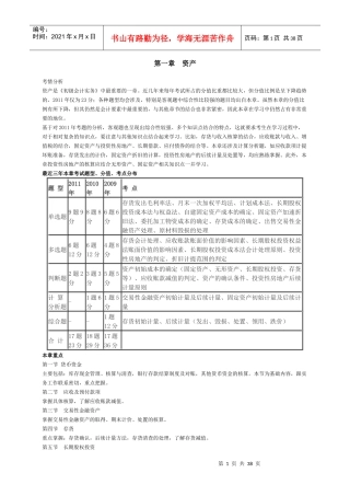 XXXX初级会计实务讲义-重点颜色标示-图示实例