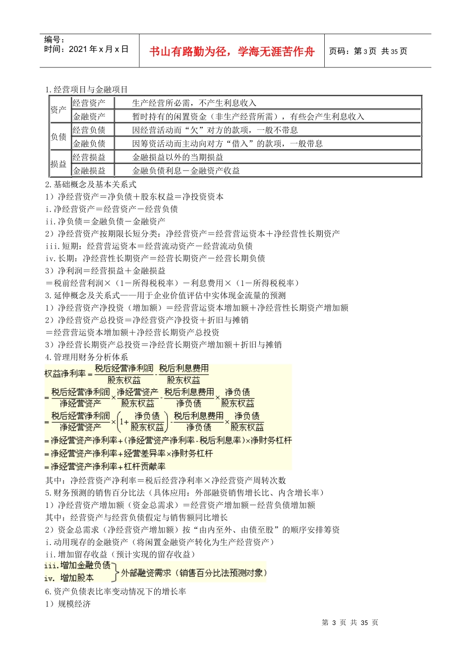 注会串讲讲义－财务管理_第3页