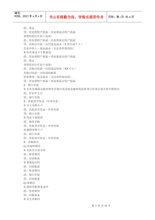常用会计分录大全（DOC34页）