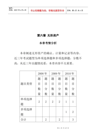 无形资产与内部研究开发支出确认与计量