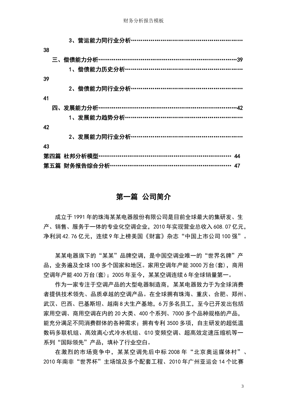 财务分析报告模板(DOC 59页)_第3页