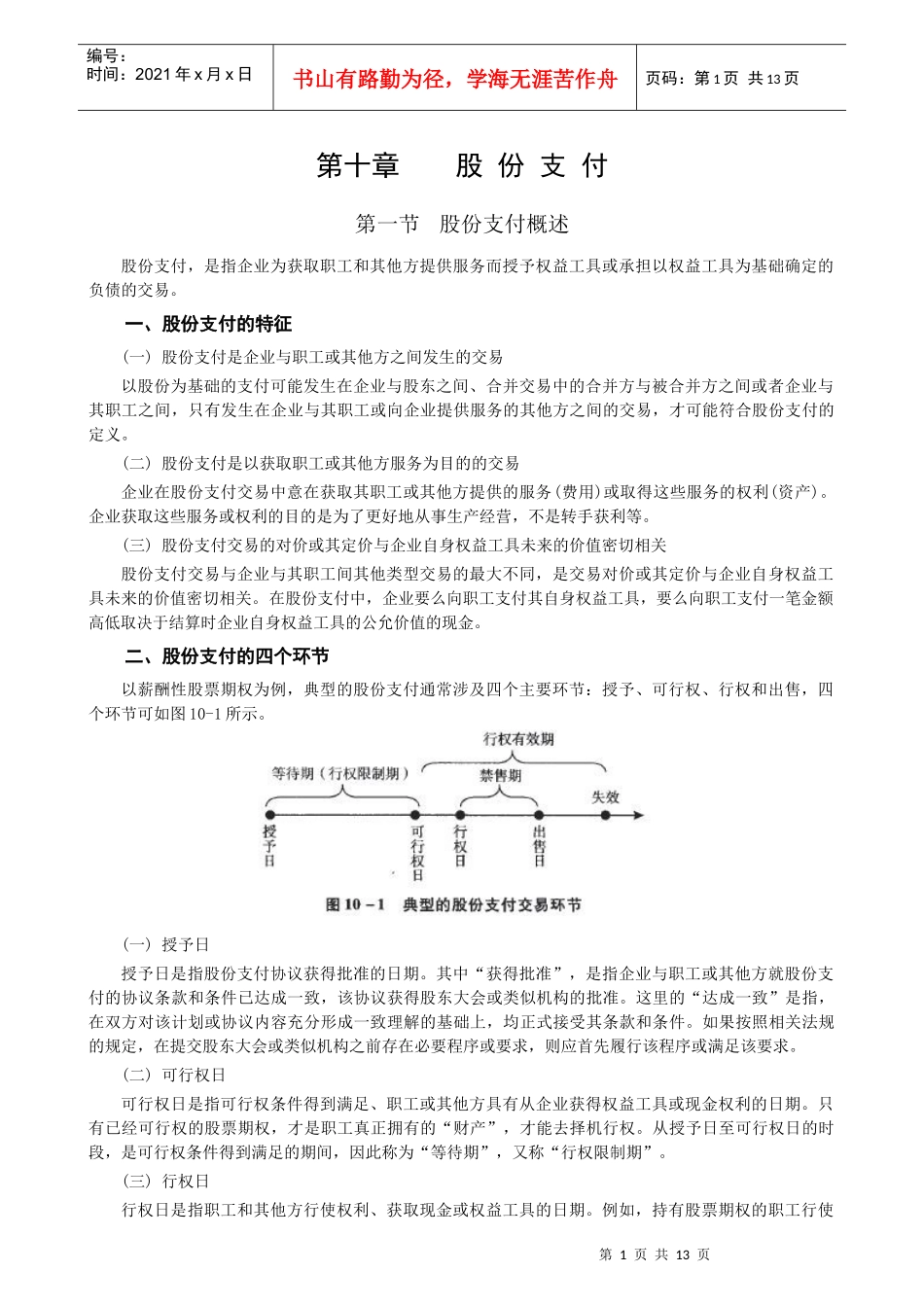 中级会计实务-股份支付_第1页