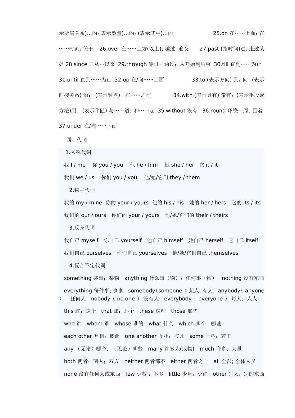 中考必背词汇英汉版_第2页