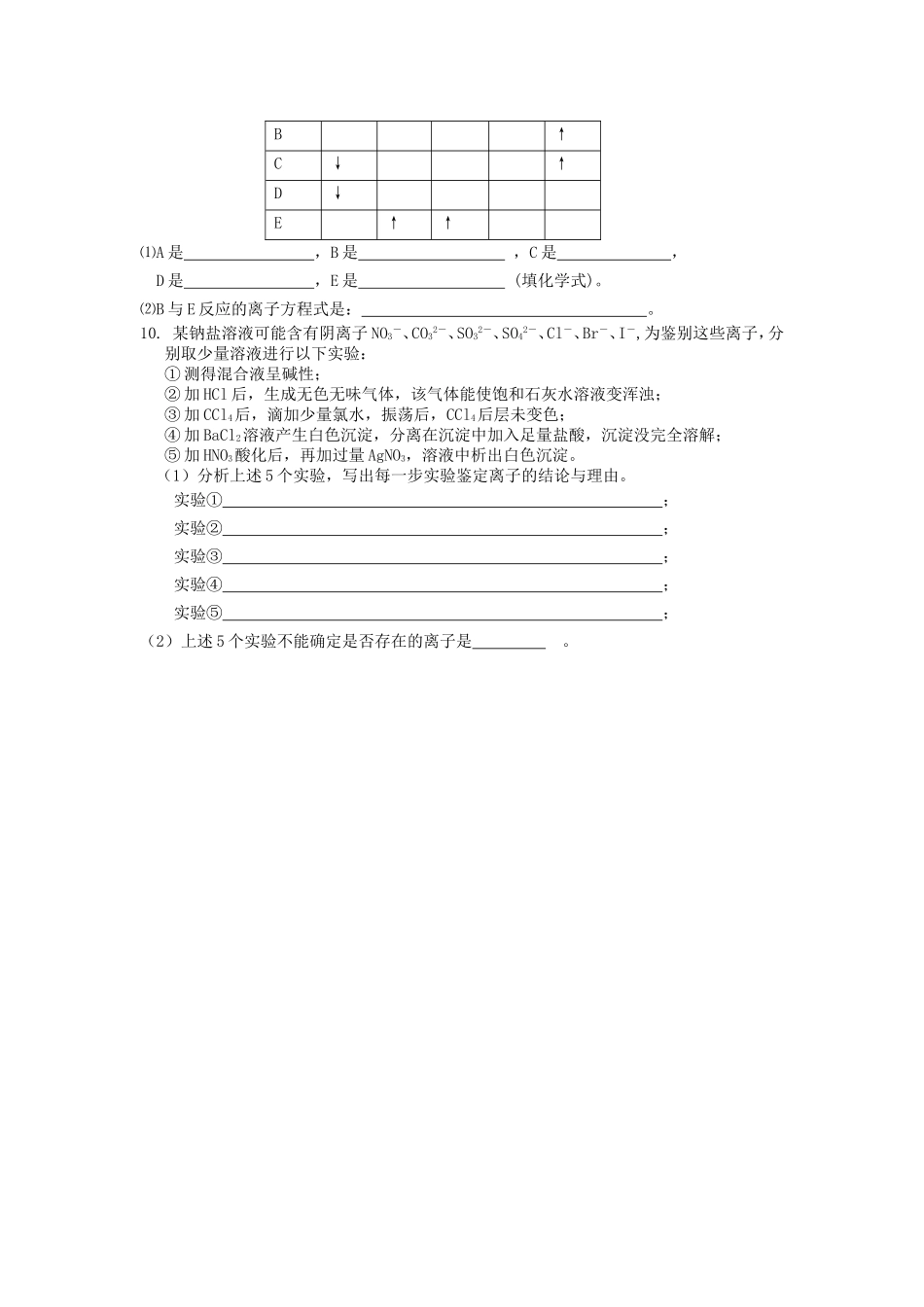 化学反应类型练习_第2页