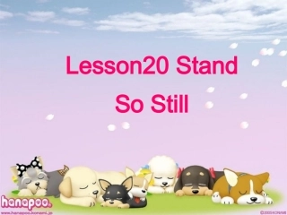 正式稿20课lesson_20__Stand_so_still