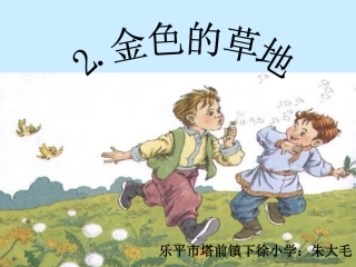 《金色的草地》课件