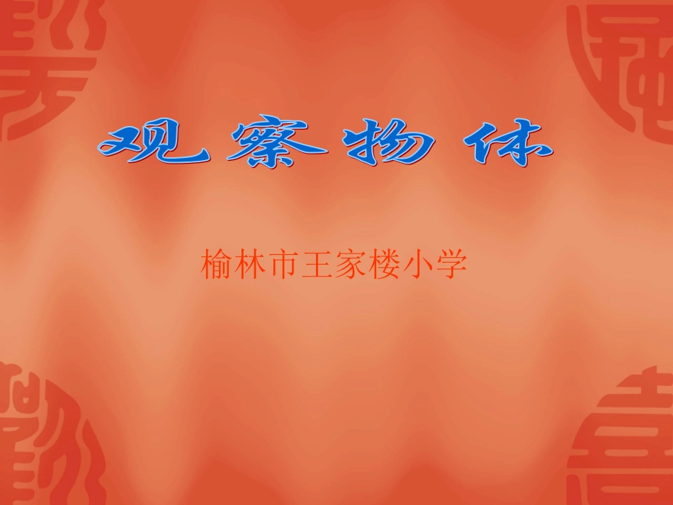 观察物体课件_第1页