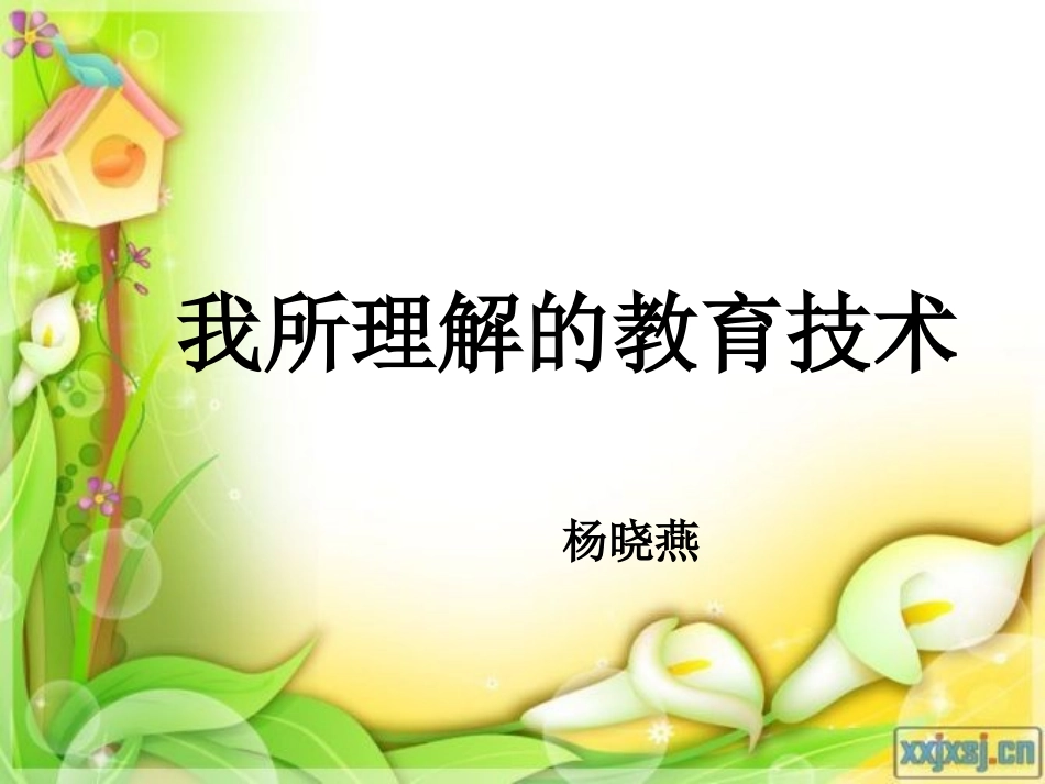 我所理解的教育技术_第1页