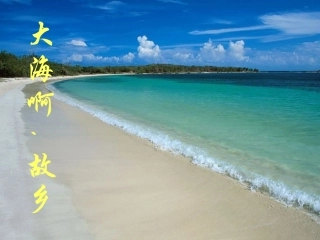 八年级音乐下册_《大海啊_故乡》课件