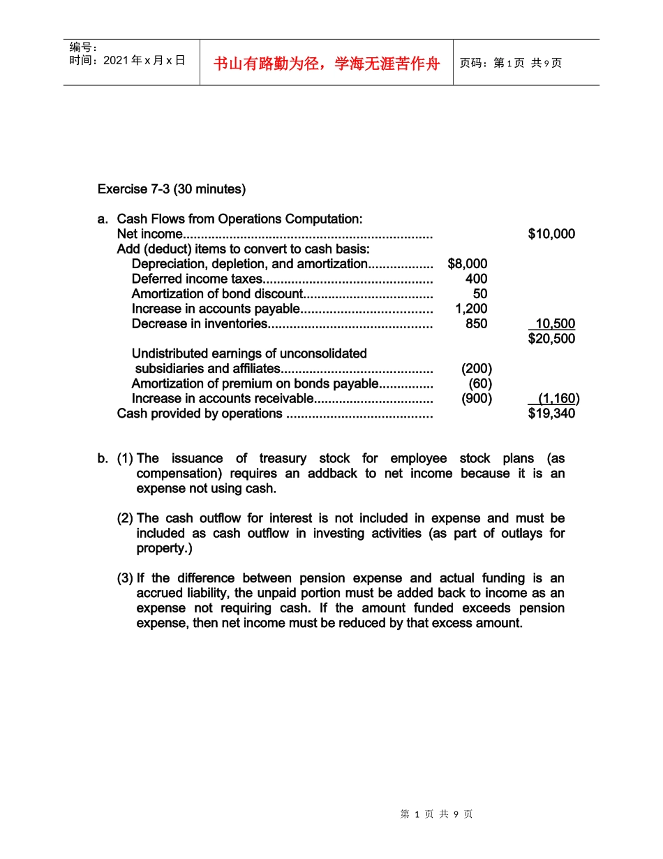财务报表分析相关知识概述(英文版)_第1页