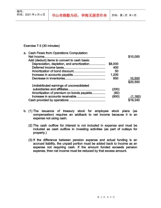 财务报表分析相关知识概述(英文版)