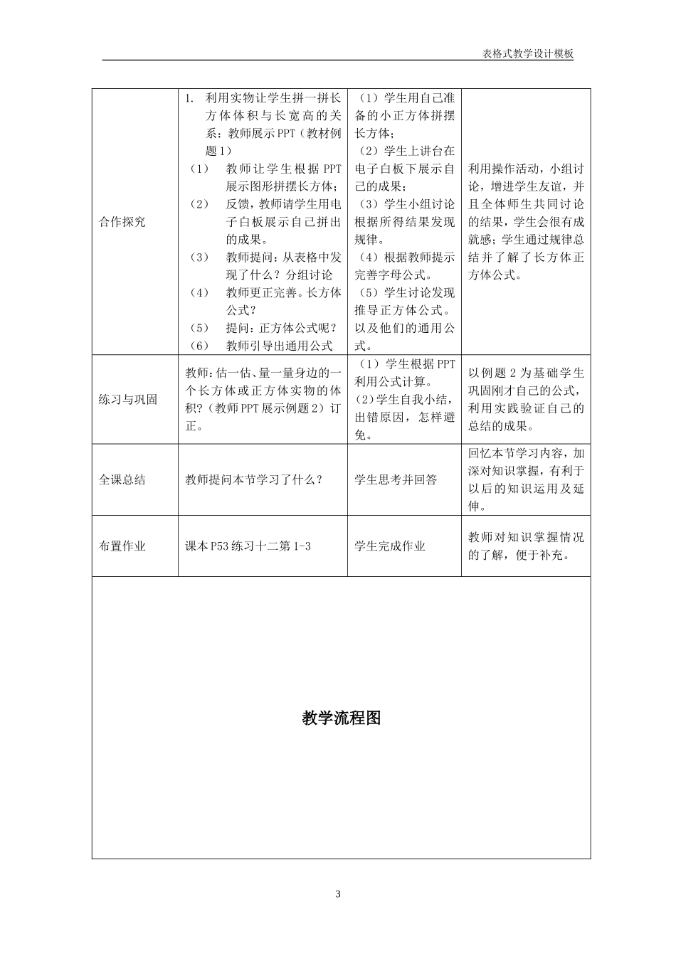 表格式教学设计方案---凡倩_第3页