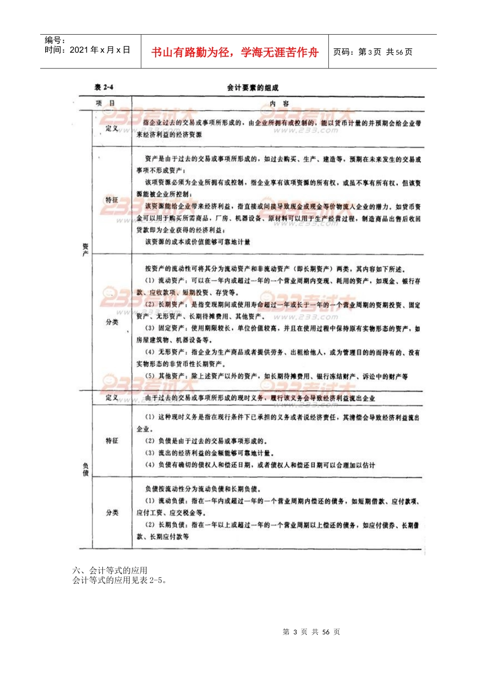 教材命题考点及真题例析工程财务会计_第3页
