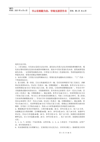 证券基础知识重点摘要