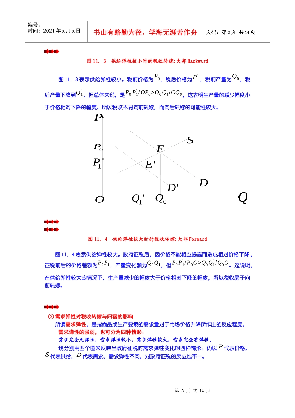第11章 税收的转嫁与归宿 第02节 税收转嫁与归宿：局部均衡分析_第3页