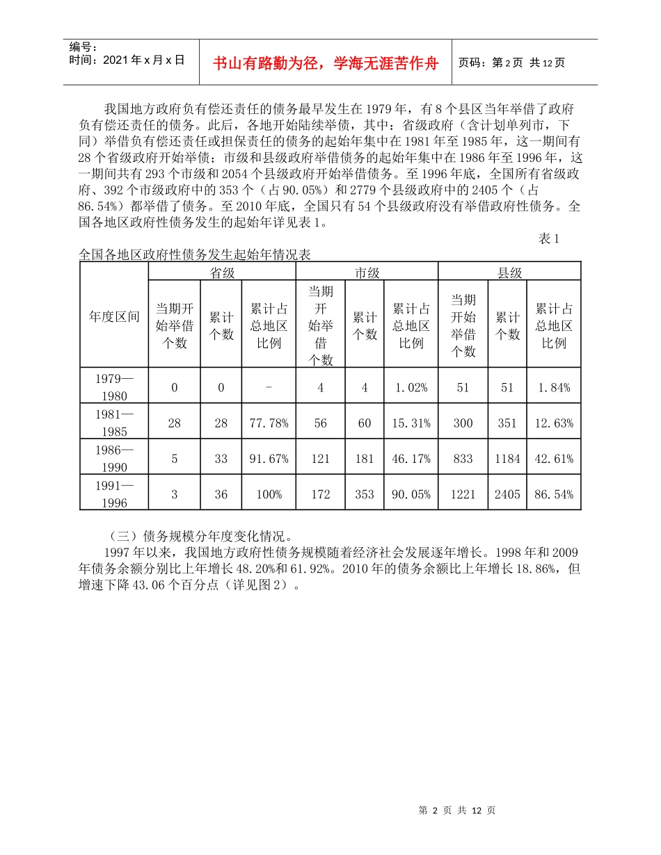 全国地方政府性债务审计结果_第2页
