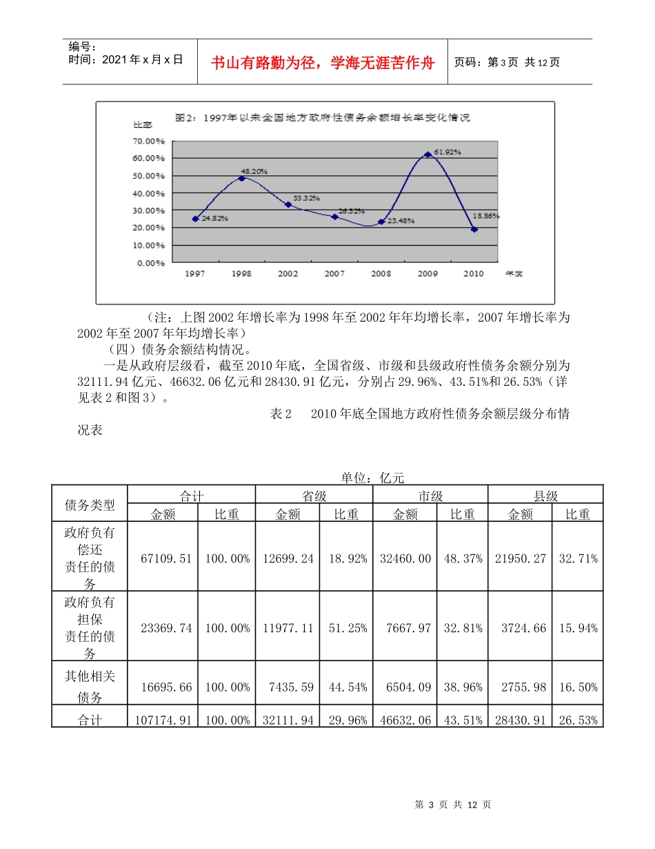 全国地方政府性债务审计结果_第3页
