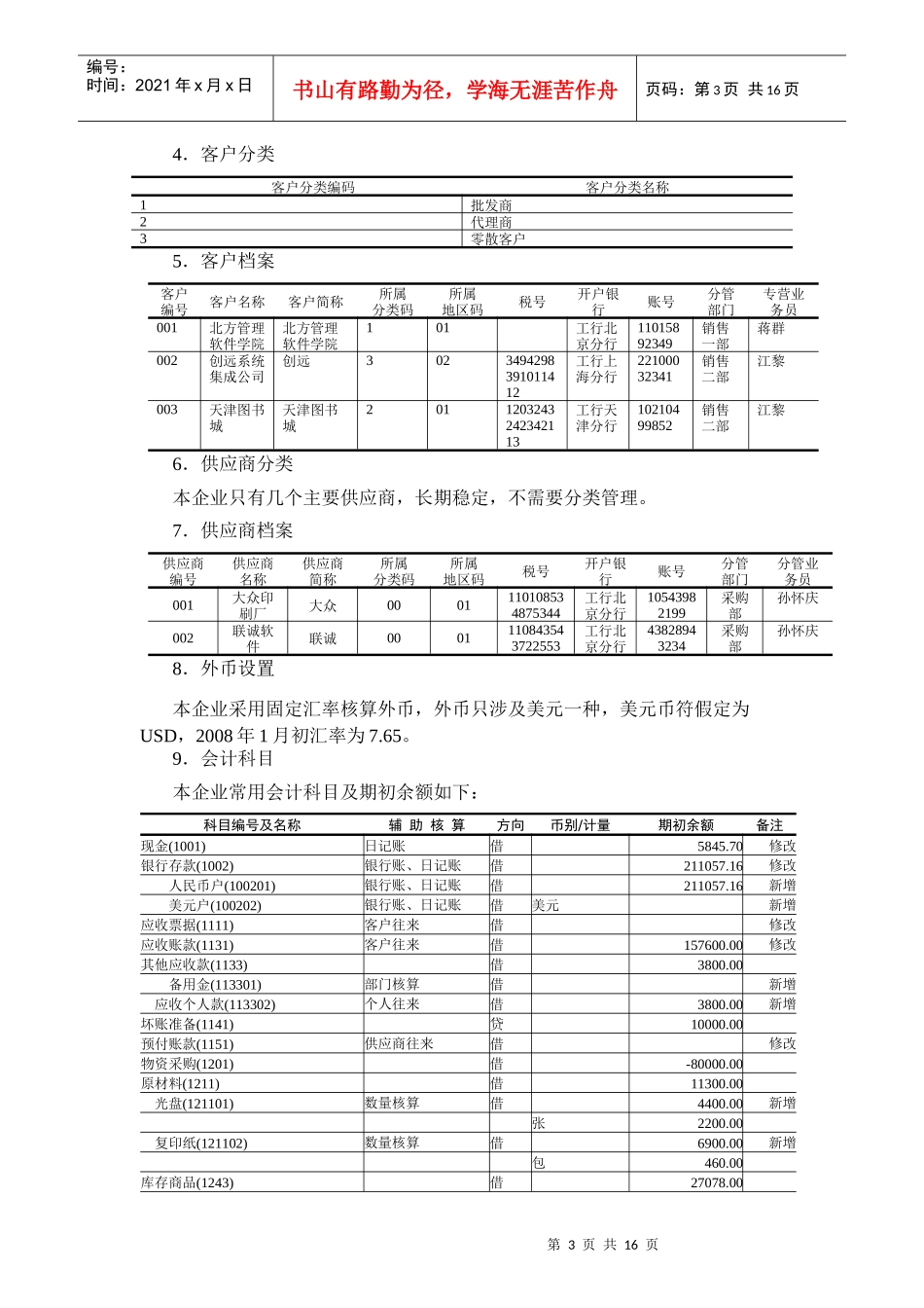 财务会计实验操作试题_第3页