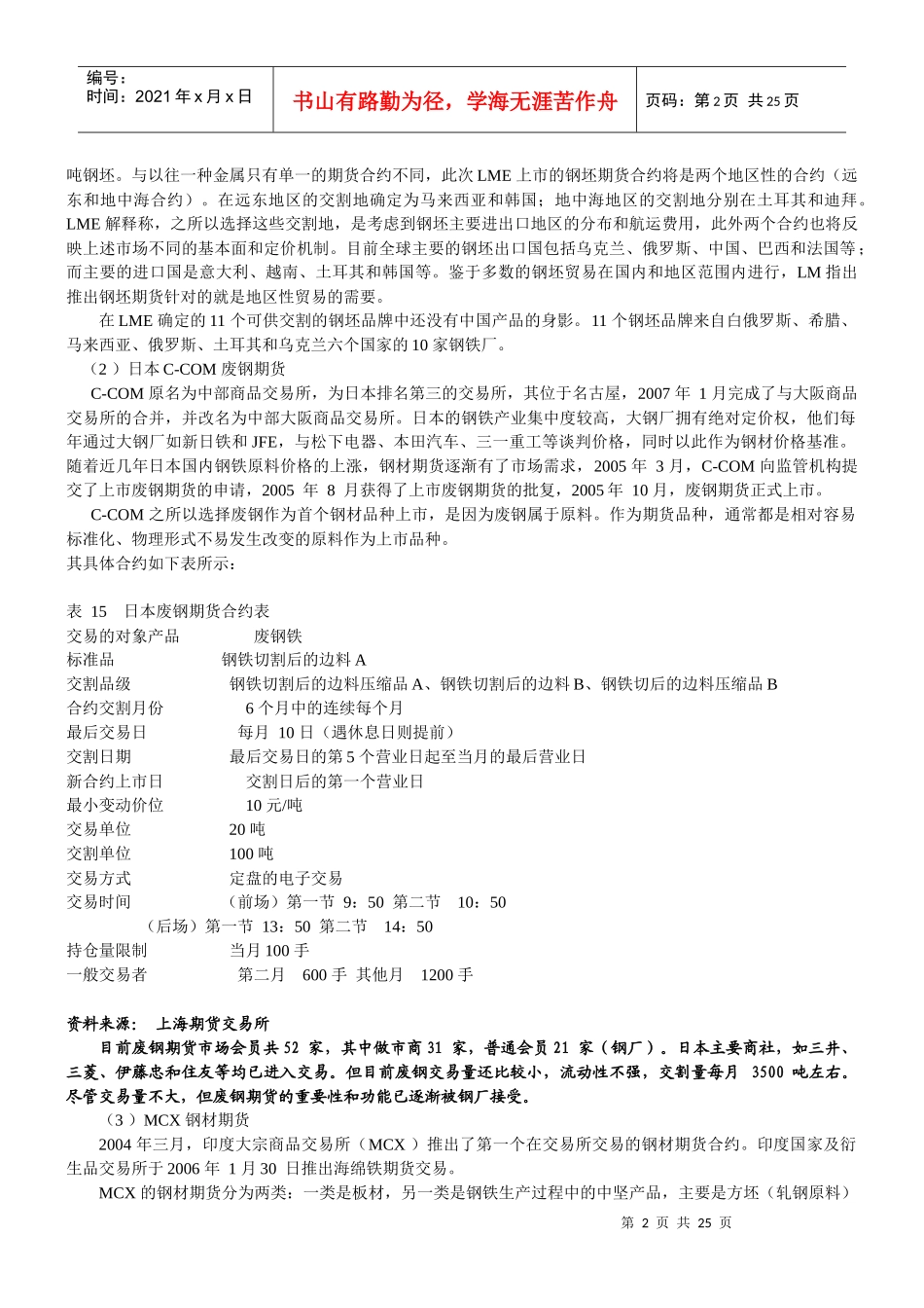 钢材期货投资交易指南_第2页