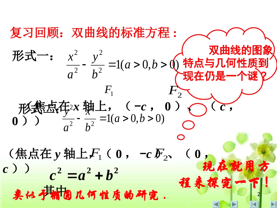 双曲线的简单几何性质优质课件(一)_第2页