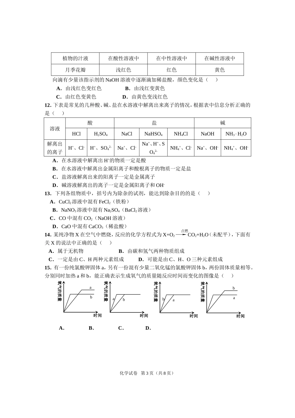 佛山市2010年初三化学调研试题_第3页