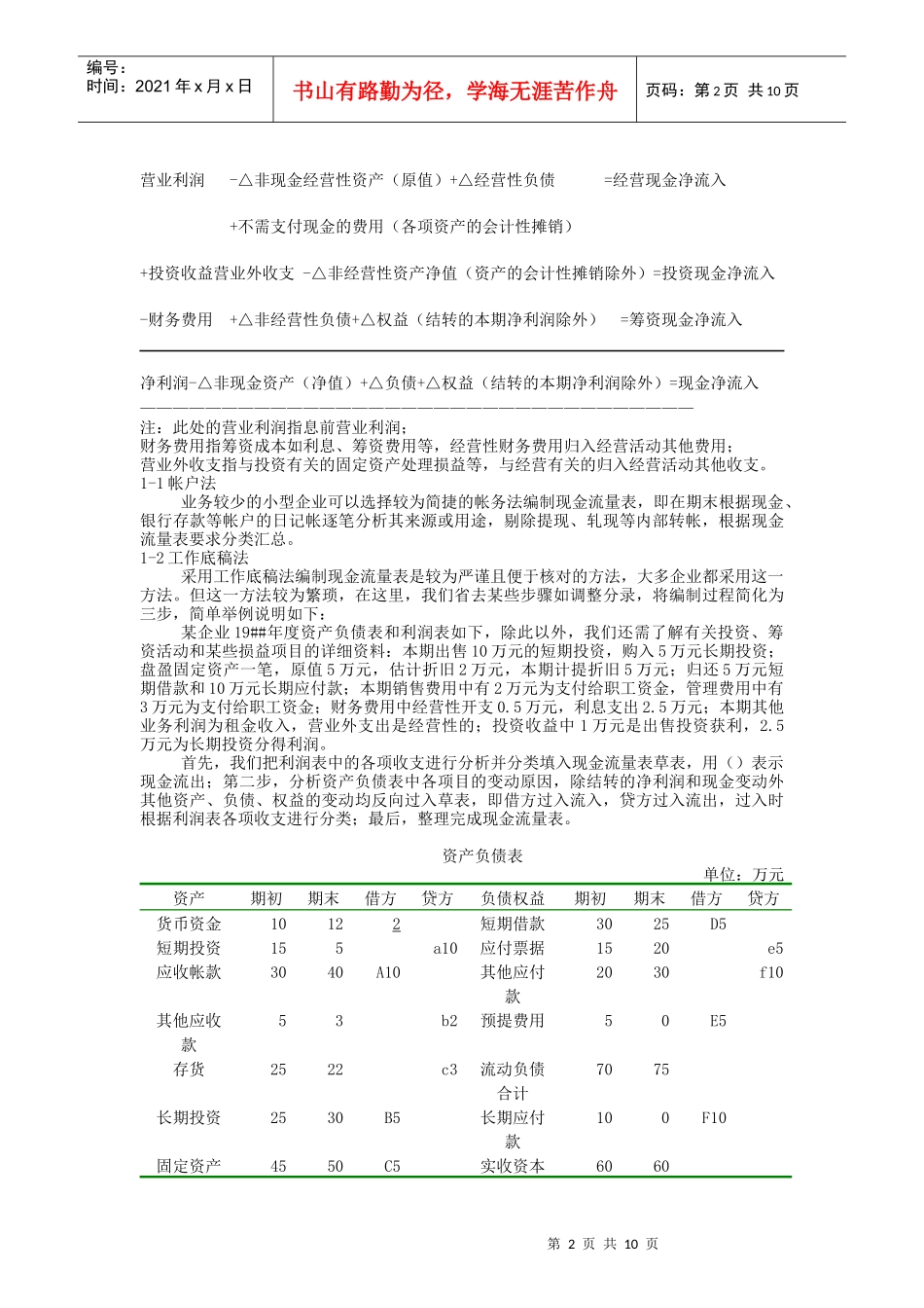 现金流量表的编制与分析_第2页