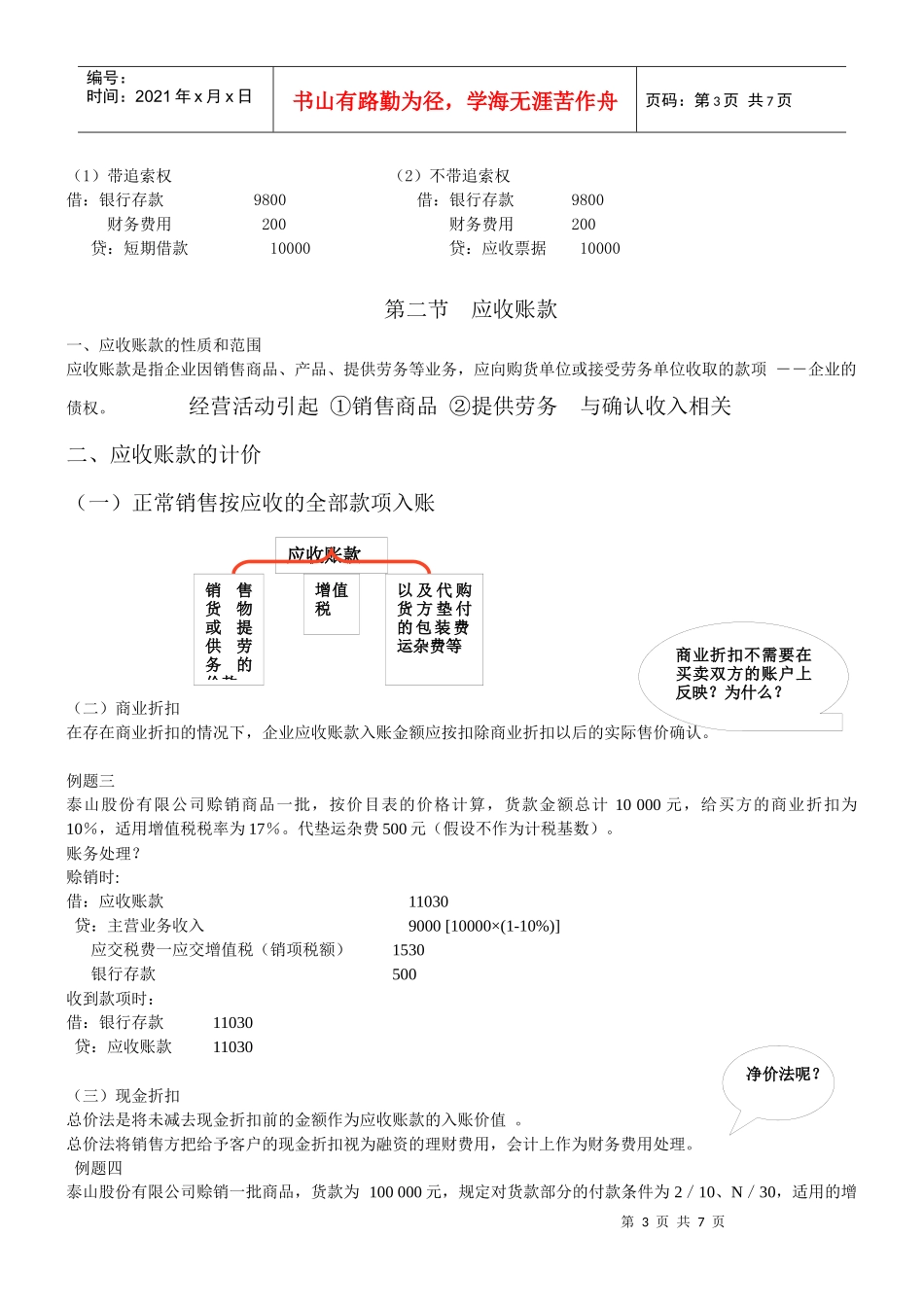 会计学之应收及预付款项_第3页