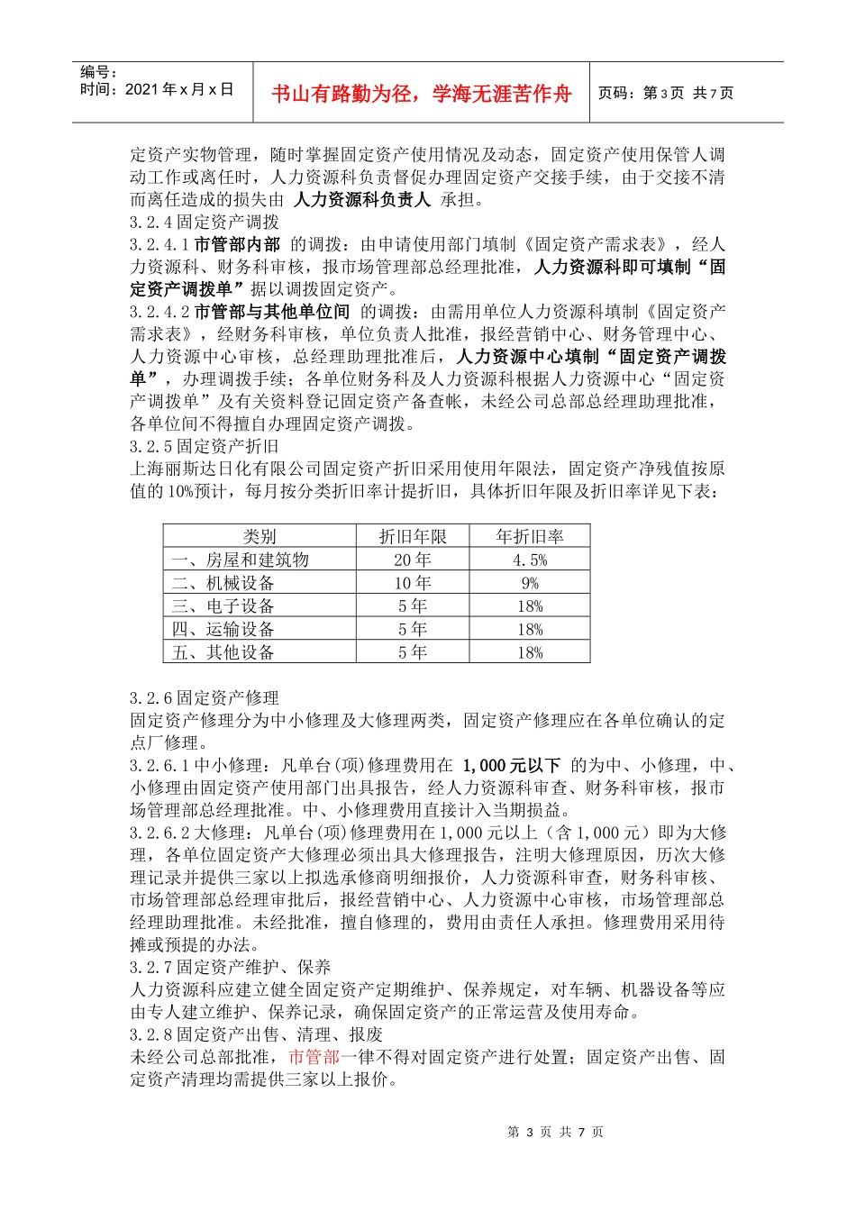 ES3400200市场管理部财务管理实施细则_第3页