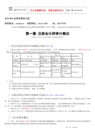 注册会计师审计管理依据