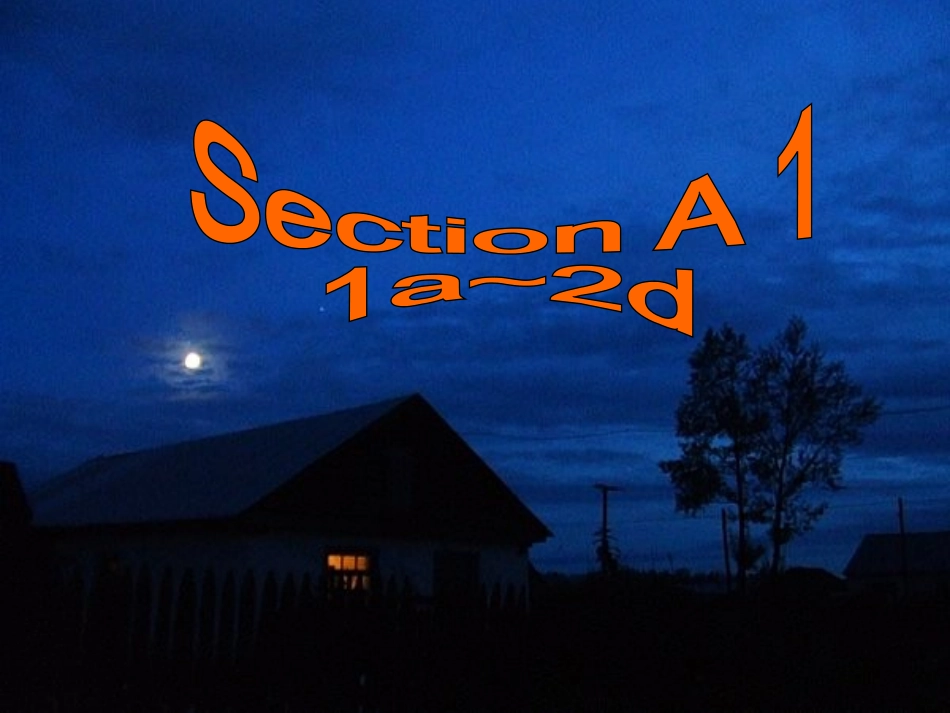 九年级英语Unit4SectionA1_第3页