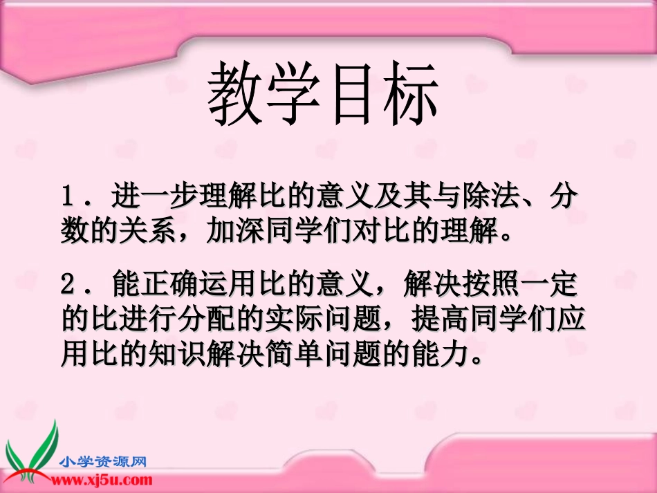 北师大版数学六年级上册《比的认识（复习课）》课件_第2页