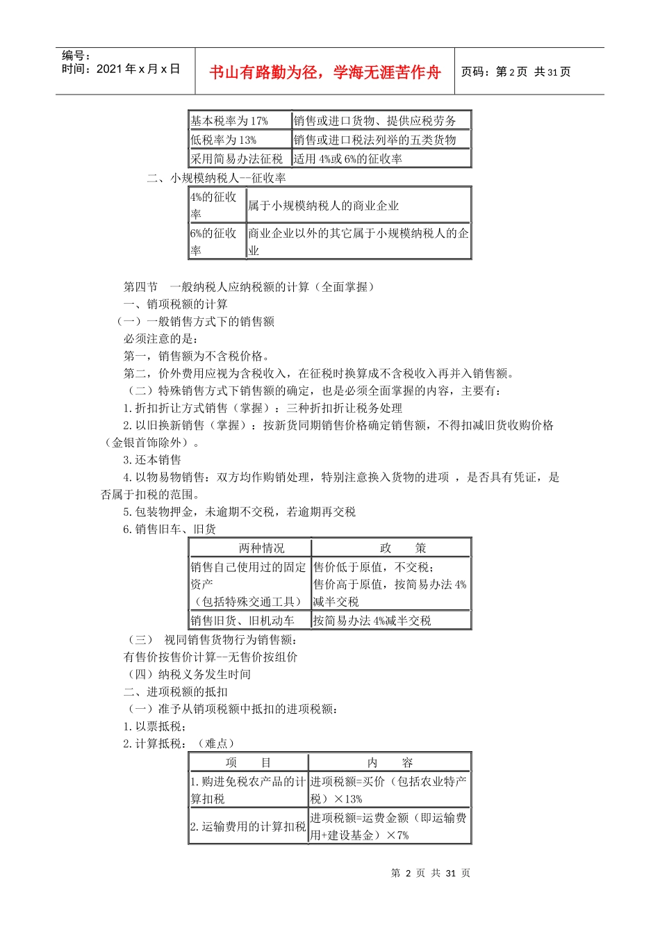 税法课程冲刺班讲座讲义_第2页