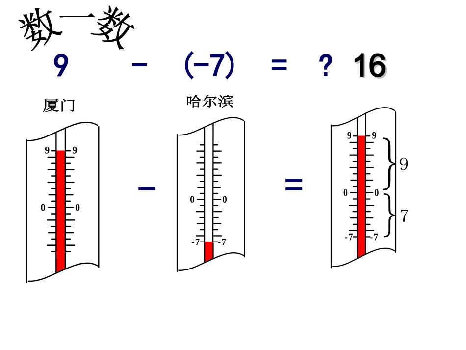 有理数减法（1）课件_第3页