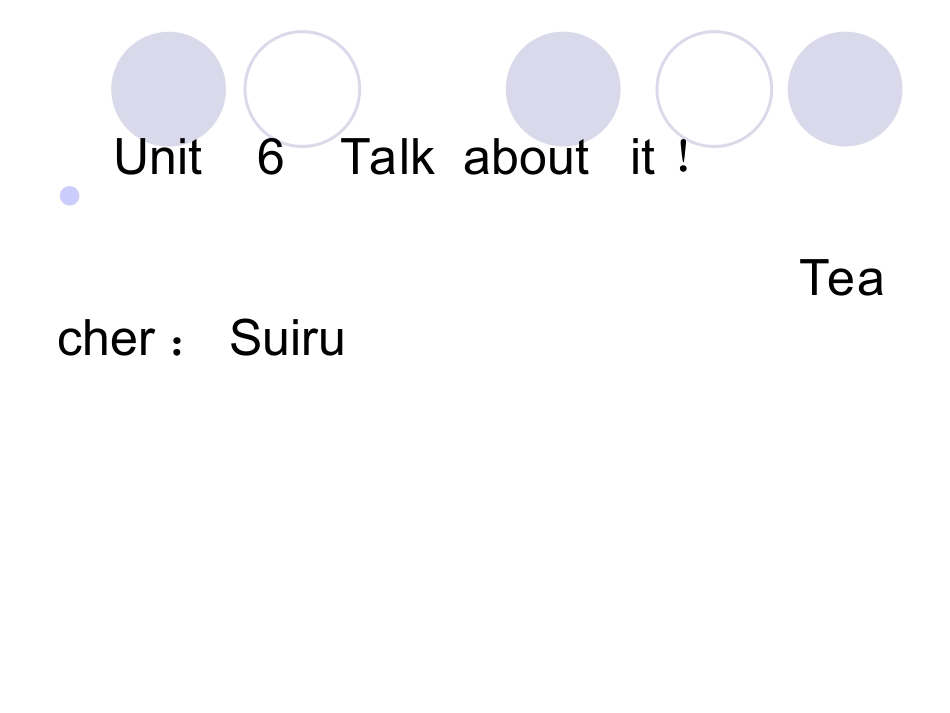 灵通第三册unit6课件_第1页