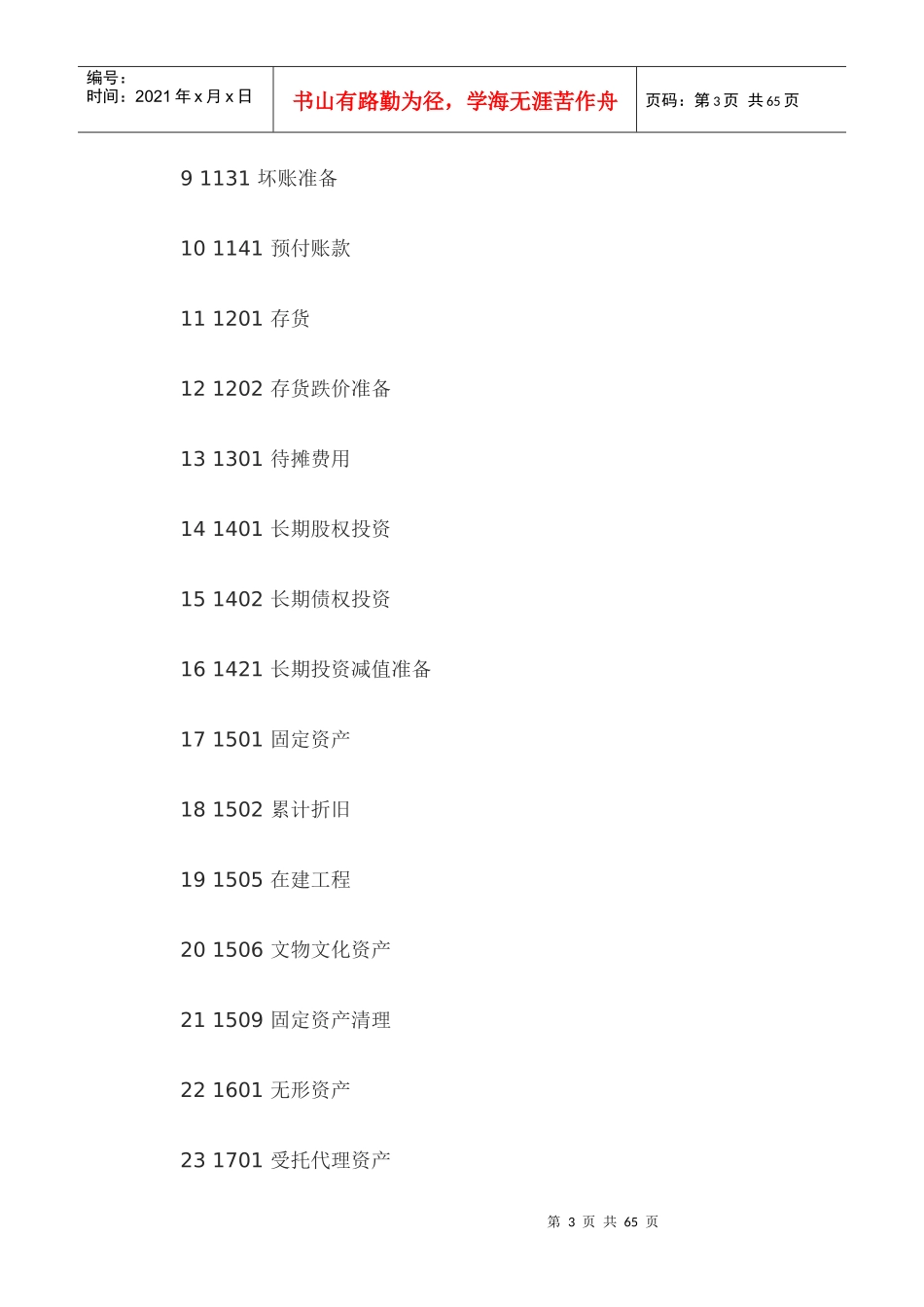 民间非营利组织会计制度会计科目和会计报表_第3页