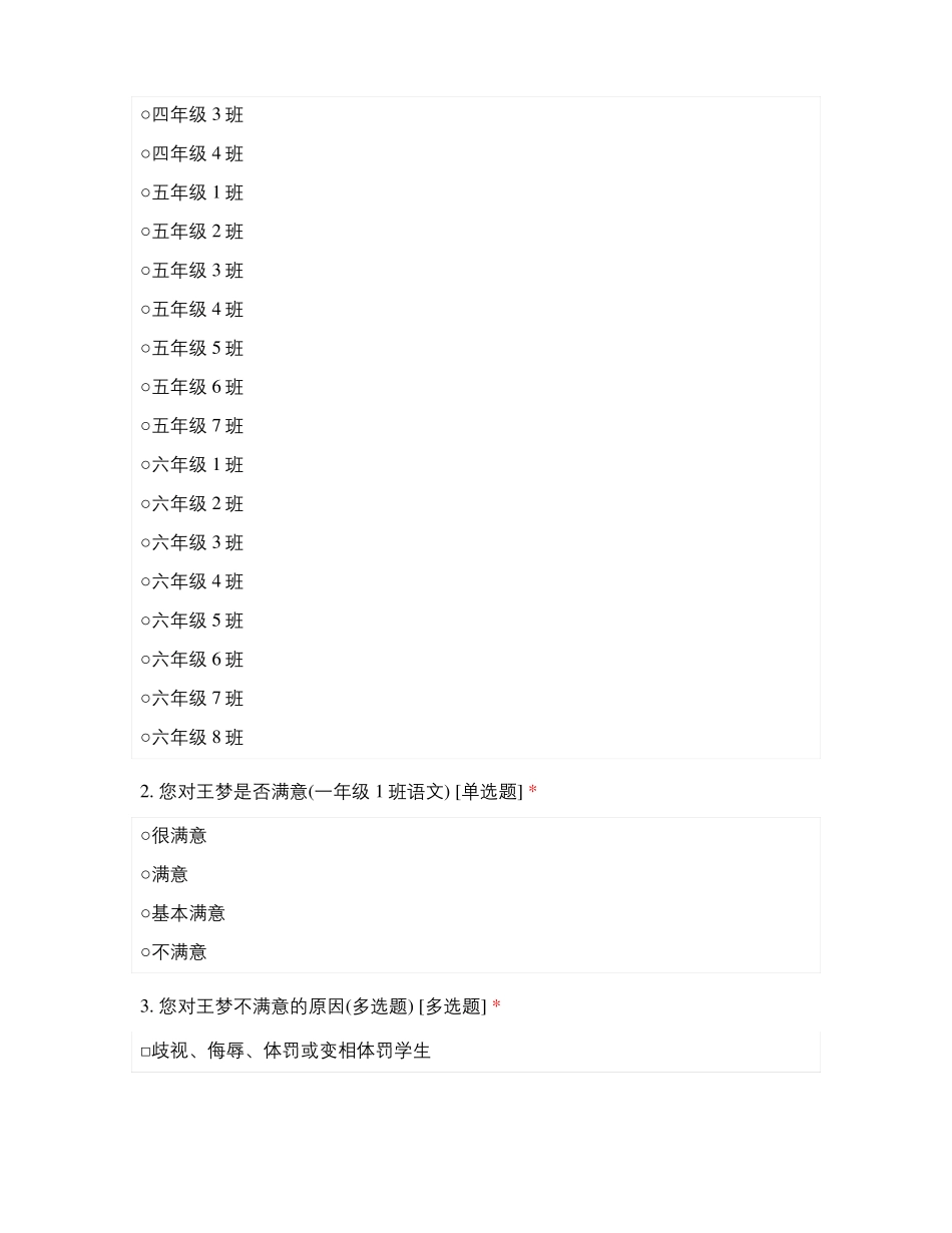 临沂幸福小学教师师德满意度测评_第2页