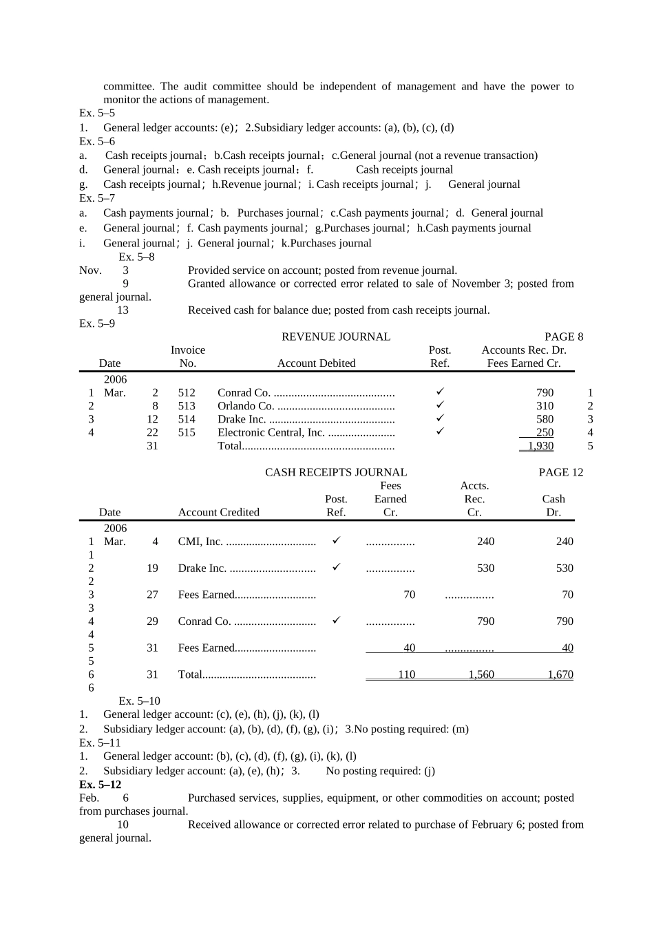 西方财务会计课后题5-8答案_第3页