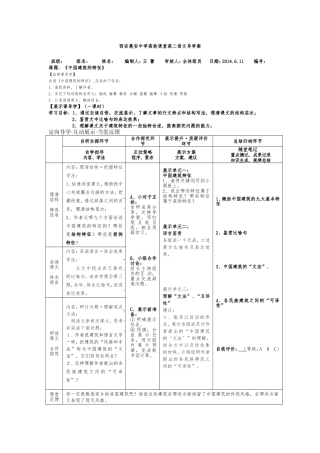 中国建筑的特征
